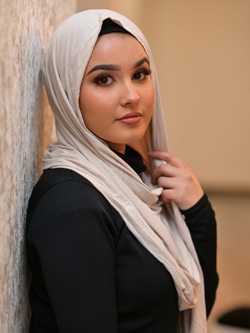 Premium Jersey Hijab | Nude